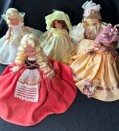 R7 Storybook Dolls By Nancy Ann: Set Of Five