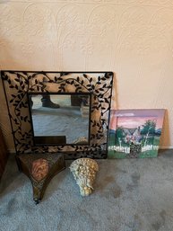 R5 Mirror, Artwork, Hanging Shelves