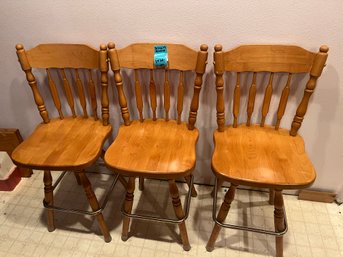 R5 Three Counter Height Chairs