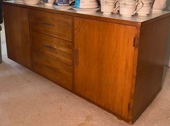 RM1 Drawer Unit In The Style Of Mid Century Modern With Drawers And Shelfs