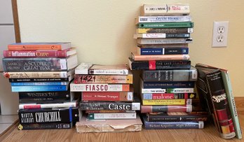 R1 Stack Of Books Containing Various Authors And Themes