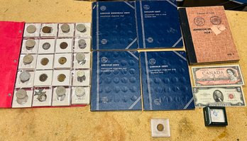 R3 Coin Collection Lincoln Cent Books, Nickel Book, Foreign Coins