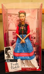R3 Barbie Signature Series Doll Inspiring Women Frida Kahlo Artist In Box