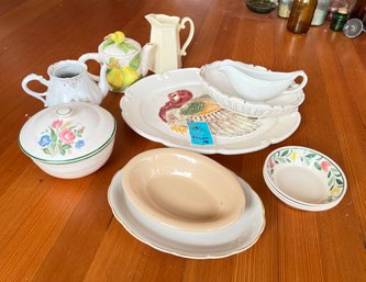 R4 Collection Of Serve Ware. Tepco, Ultima, Terre, Sterling China Company, Pan Designs Chicago, Northington