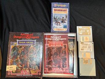 R2 Two Advanced Dungeons&dragons Computer Games, Eye Of The Beholder And Shadow Sorcerer