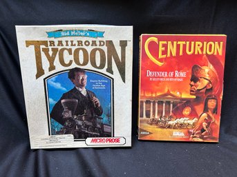 R2 Centurion Defender Of Rome Computer Game, Railroad Tycoon Computer Game