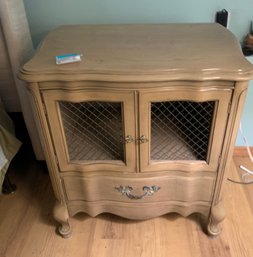 R12 Wooden Bedside Table (lot 1 Of 2)