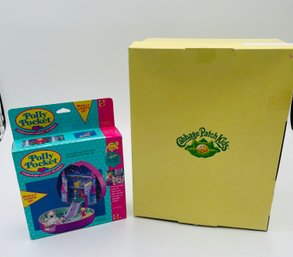 R1 New In The Box! Polly Pocket Starlight Castle Playset And New In Opened Box Cabbage Patch Kid Doll