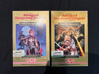 R2 Two Advanced Dungeons&Dragons Computer Game, Curse Of The Azure Bonds And Pool Of Radiance