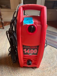 R2 Clean Force 1400 PSI Power Washer.  Has Been Stored In Basement But Appears To Never Have Been Used