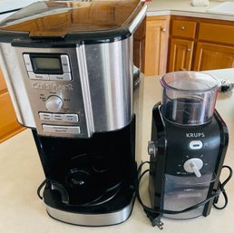 Rm2 Cuisinart Coffee Maker Without Pot And A Krups Coffee Grinder