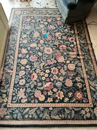 R6 Floral Area Rug  94in X  67in 2 Of 2