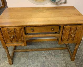 R8 Wooden Desk Used As A Vanity