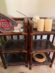 Shelf Unit, Space Heater, Clock, Belts, Battery Candles, Two Small Bookshelves, Moccassins