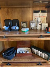 Golf Related Items Including Bookends, Shot Glasses, Wine Corkers, And Gag Gifts