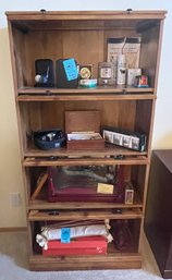Bookcase/display Cabinet. Contents Not Included