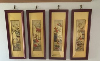 Four Pieces Of Asian Style Art Prints From The National Museum Of History