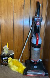 R9 Cleaning Lot To Include Bissell Power Force Helix Turbo Pet Vacuum, And Swiffer Dusting Products
