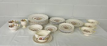 BNH Royal Doulton Grantham 35 Piece Dinnerware Set Made In England