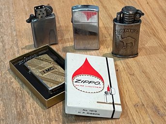 R8 Zippo And Various Lighters