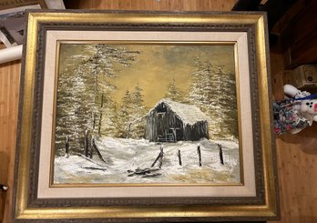 R2 Framed Patsee Painting, Title Unknown