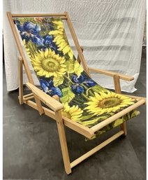 Floral Sling Chair, And Shoe Bank