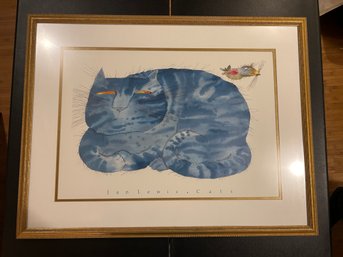 R2 Framed Jan Lewis, Cats, Print/lithograph