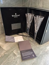 R7 Waterford Crystal Celebratory Glasses With Original Packaging