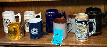 R1 Variety Of Coffee Mugs Including University Of Iowa And Washington DC Mugs, And Others