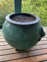 R0 Large Outdoor Ceramic Planter Pot (Lot 2 Of 2)