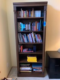 Tall Wooden Bookshelf - Contents Not Included