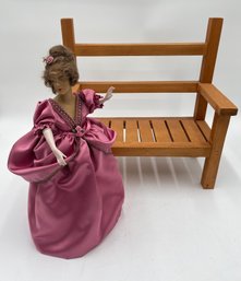 R1 Doll Bench And Doll Lamp Shade