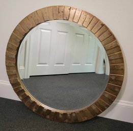 R9 Round Gold And Copper Mirror