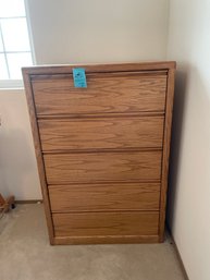 5 Drawer Wooden  Dresser