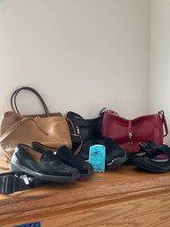 Women's Leather  Handbags And Shoes