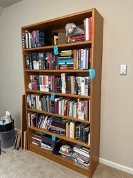 Wooden Book Case . Located Upstairs