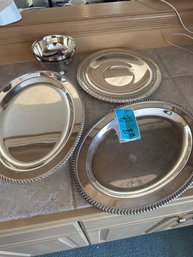 Possible Silver Platters And Bowls