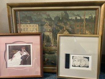 Three Framed Art Prints
