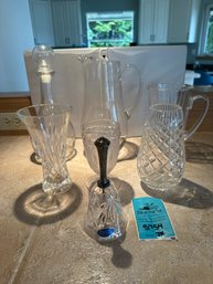 Pitchers, Vases, Goblet, Reed And Barton Bell, Decanter