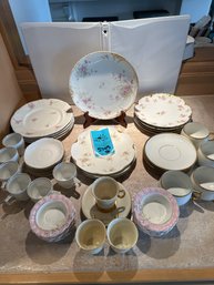 Various China Plates, Bowls, And Teacups