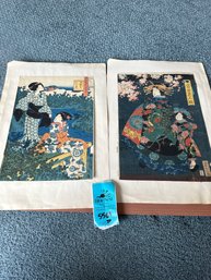 Two Japanese Woodblocks