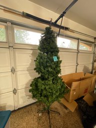 7 Foot Pre-Lit Artificial Christmas Tree