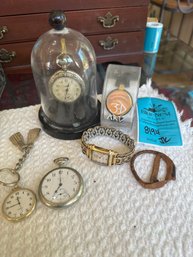 Pocket Watches And Wrist Watch