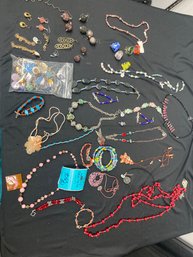 Earrings And Beaded Jewelry