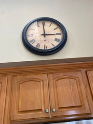 Clock And Floral Decor