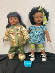 Two Soft Body Madame Alexander Dolls