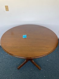 Drop Leaf Round Table MCM Style