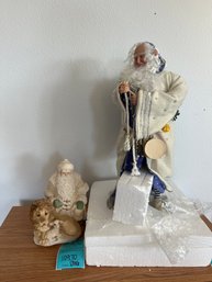 Richard Simmons Winter Santa, The Legend Of Santa Claus Figurine