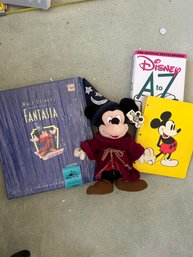 Mickey Mouse Notebook, Fantasia Mickey Stuffed Animal, Disney Book, Fantasia Commemorative Set