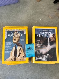 Collection Of National Geographic Magazines